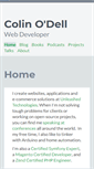 Mobile Screenshot of colinodell.com